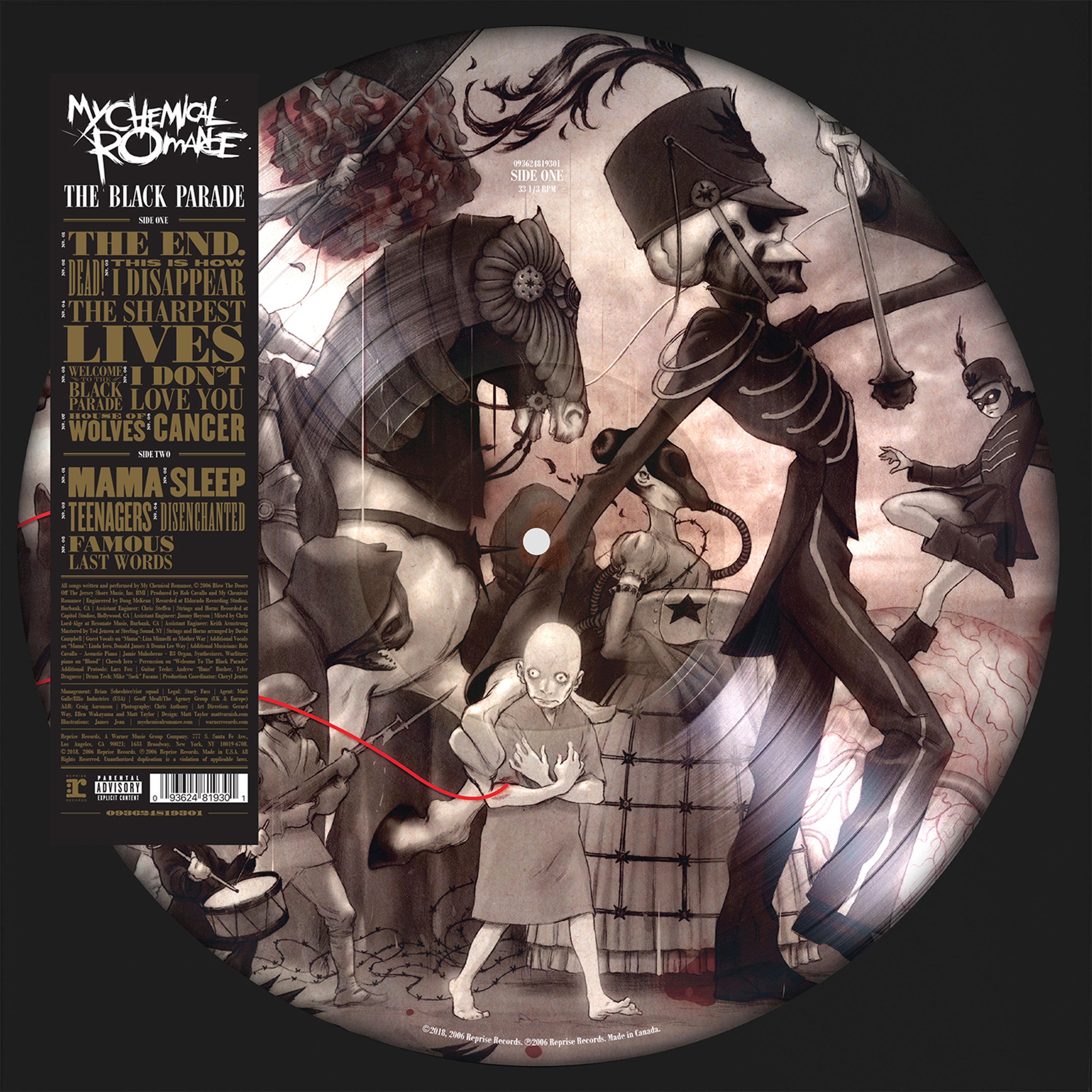 My Chemical Romance — The Black Parade (Picture Disc) – Deaf Man Vinyl