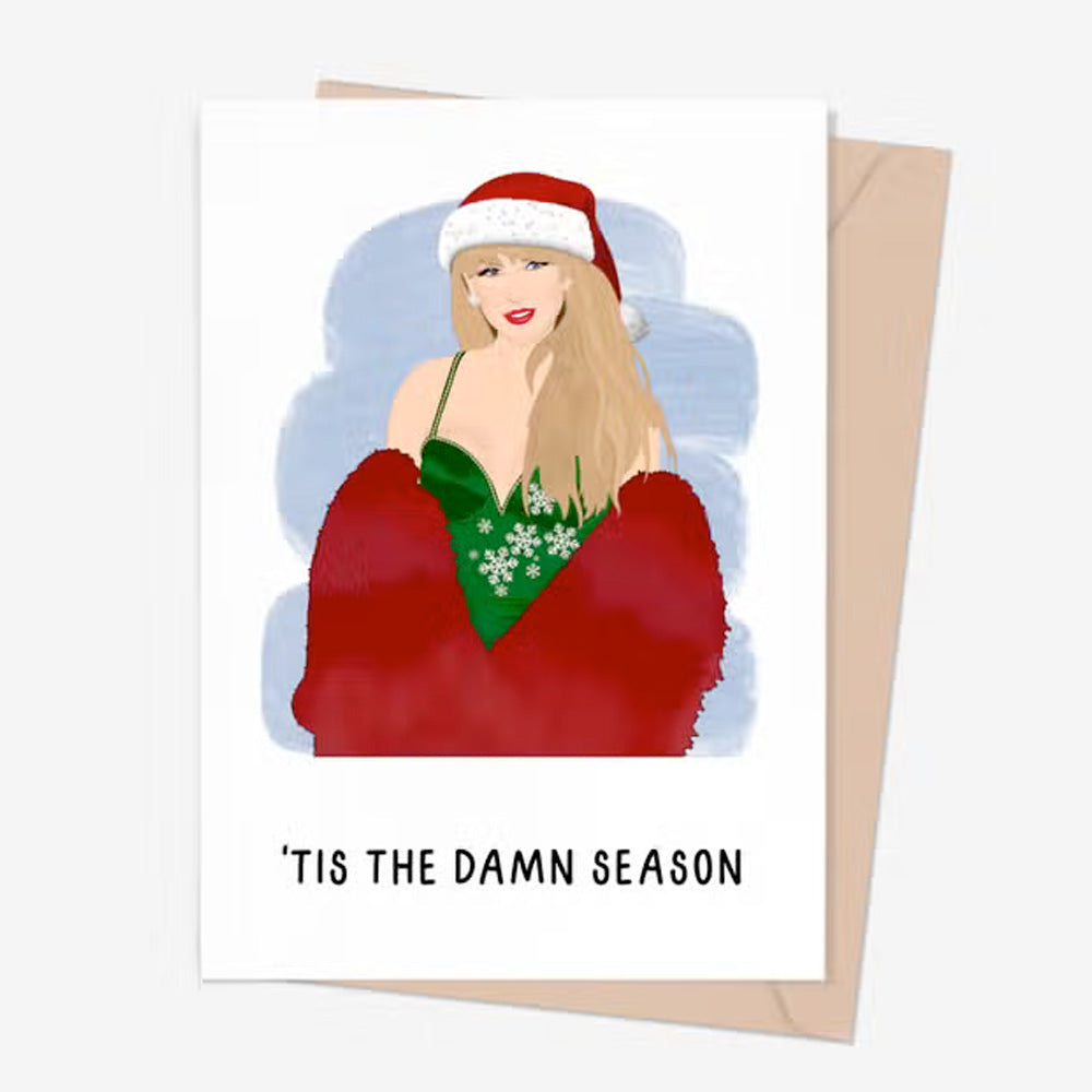 taylor swift christmas card – deaf man vinyl