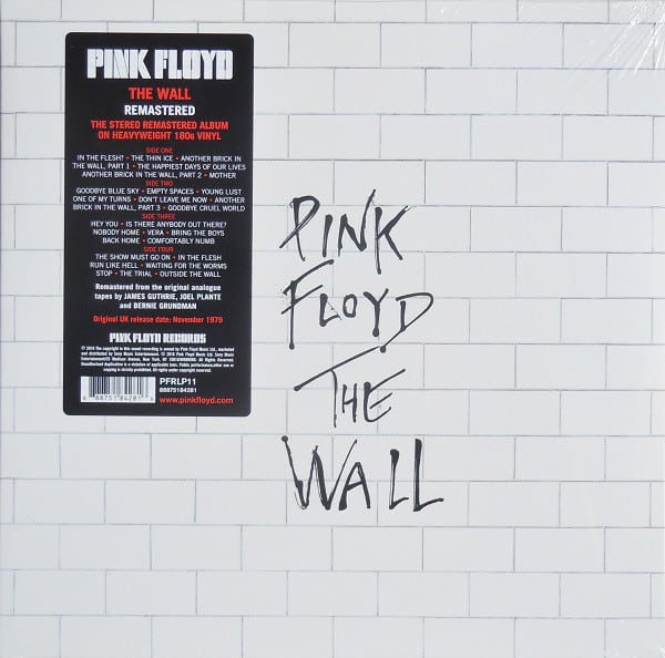 ⑦-2 Pink Floyd The Wall LPレコード2枚組 Pink Floyd — The Wall (Remastered 2-LP) – Deaf Man Vinyl