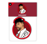 Bad Bunny Holiday Ornament