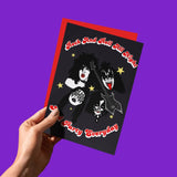 KISS Rock-n-Roll Birthday Card