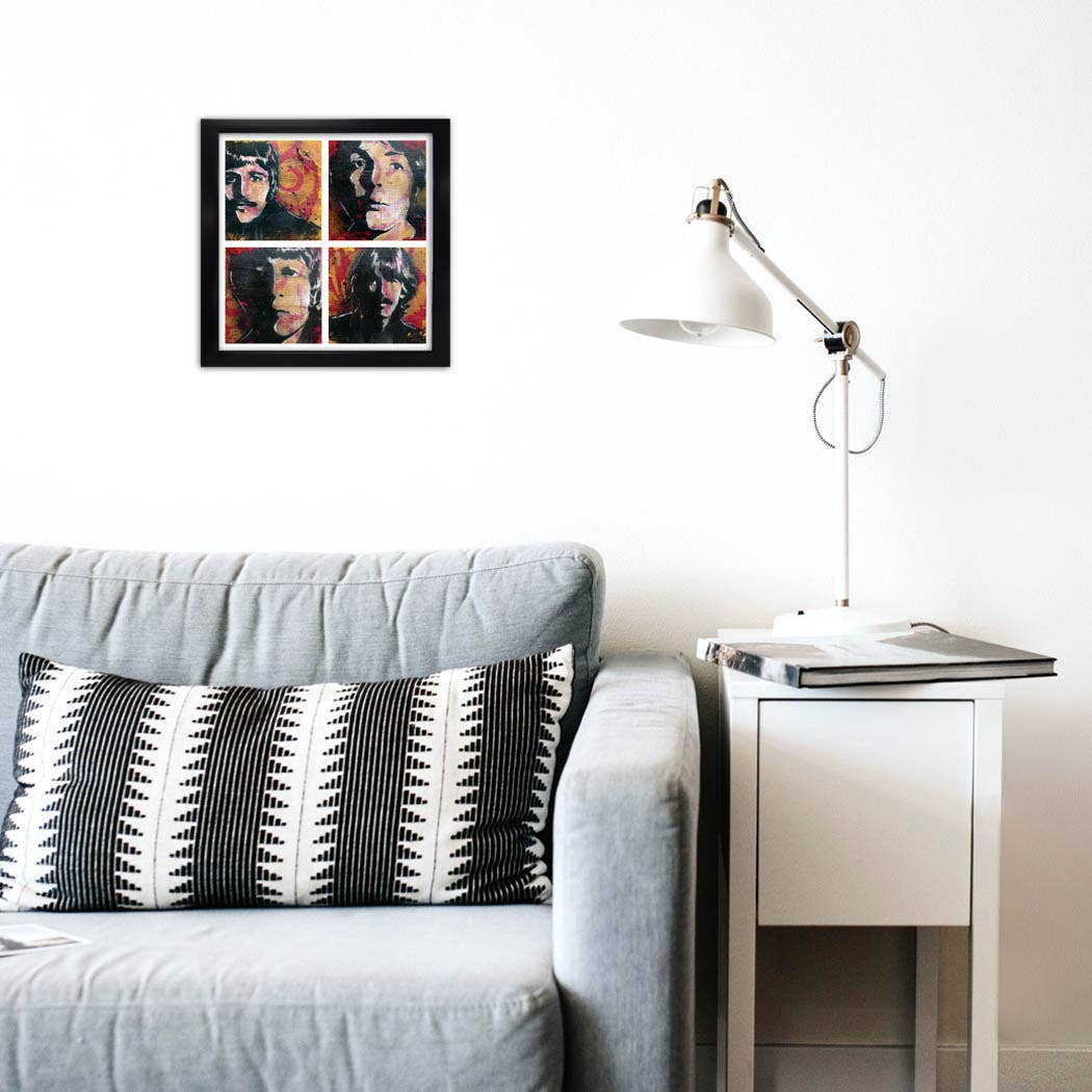 Beatles Fab 4 Art Print