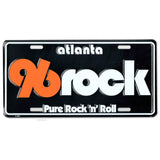 Atlanta 96 Rock License Plate