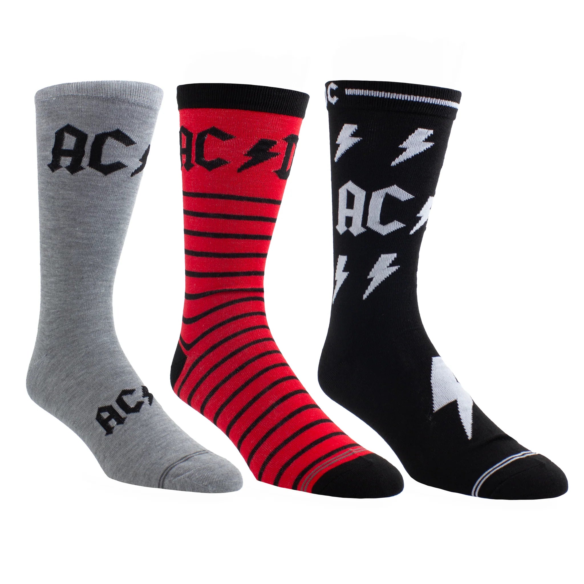 AC/DC Guitar Tin 3-Pack Socks