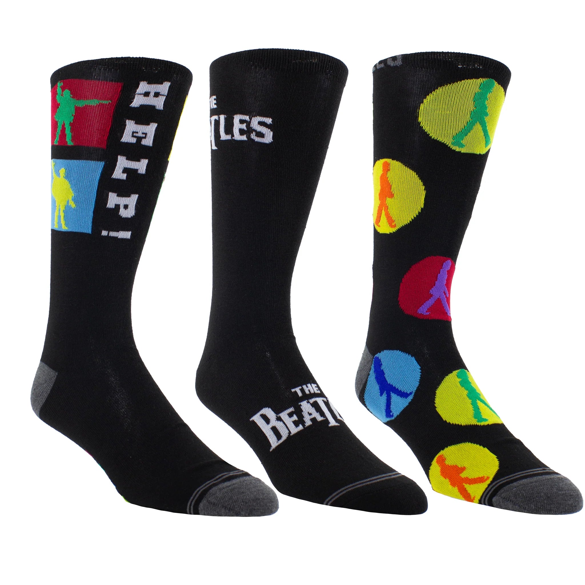 Beatles Guitar Tin 3-Pack Socks
