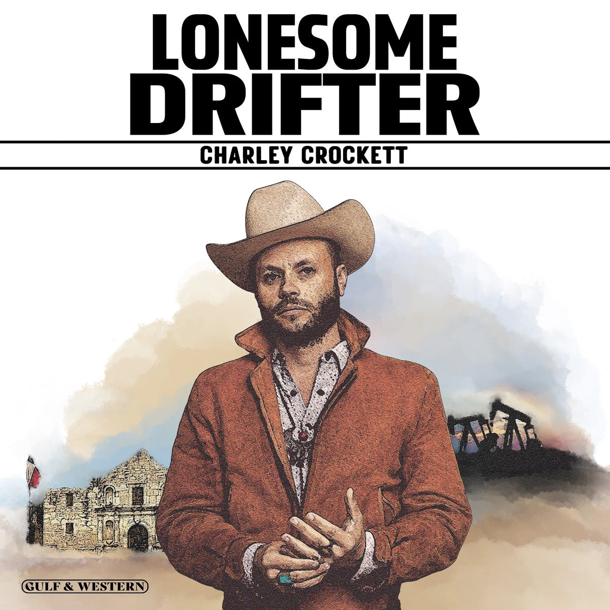 Charlie Crockett Lonesome Drifter Black Cover