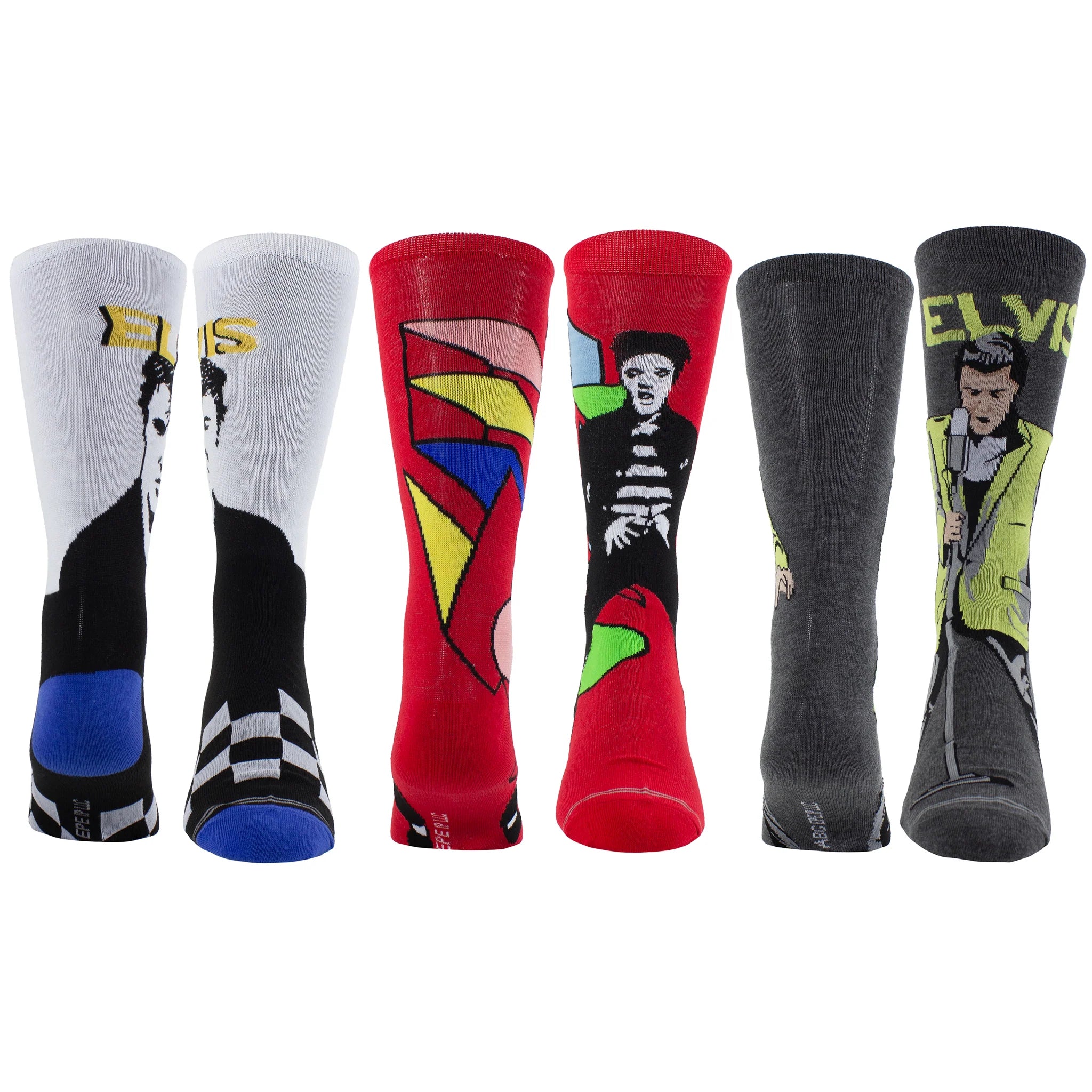 Elvis Guitar Tin 3-Pack Socks – Deaf Man Vinyl