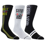 Guns N' Roses Guitar Tin 3-Pack Socks