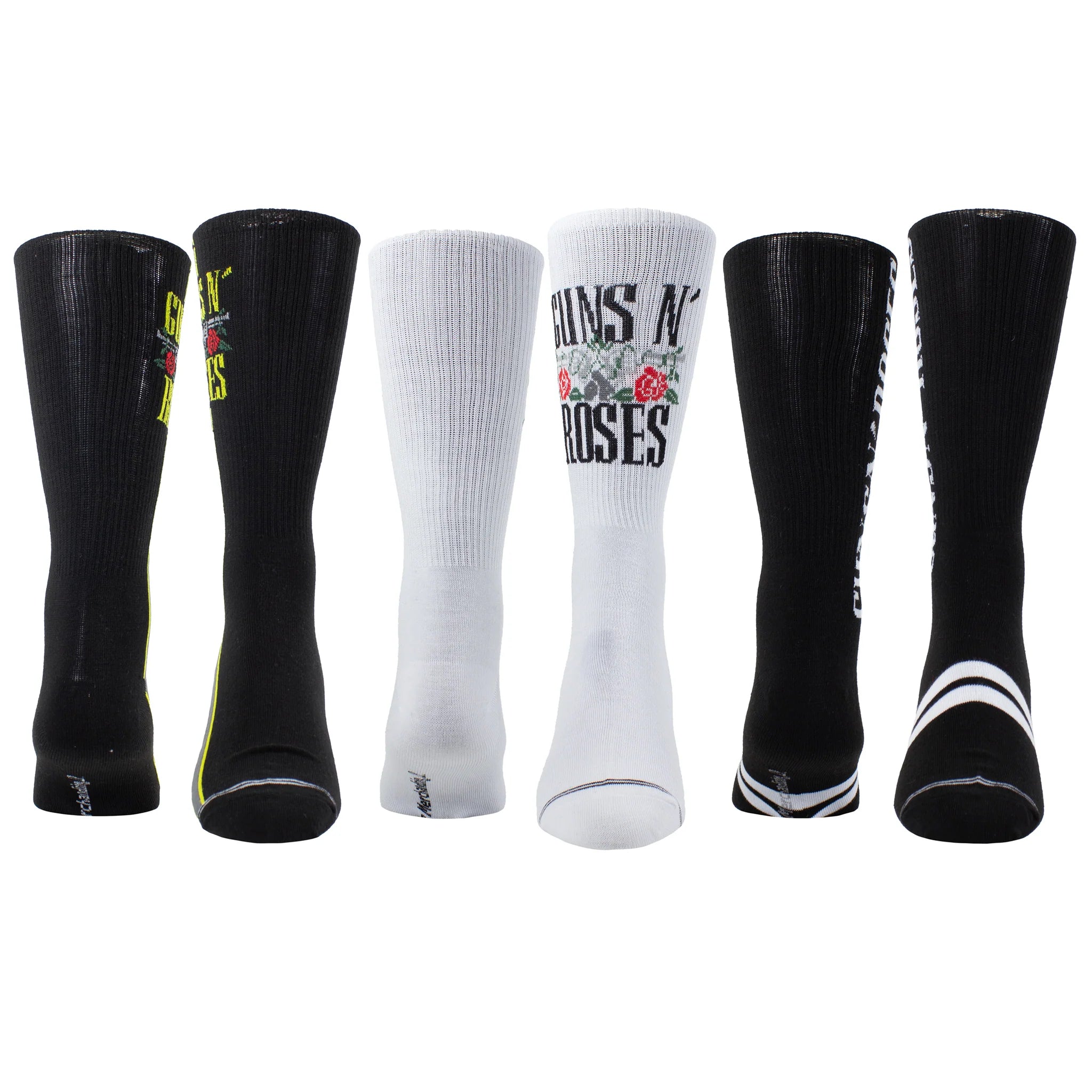 Guns N' Roses Guitar Tin 3-Pack Socks – Deaf Man Vinyl