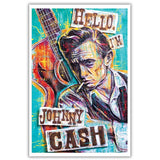 Hello I’m Johnny Cash Art Print