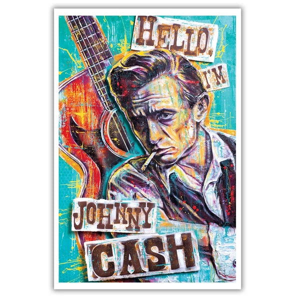 Hello I’m Johnny Cash Art Print