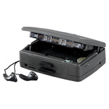 Jensen SCR-75 Stereo Cassette Player & AM/FM Radio (Gray)