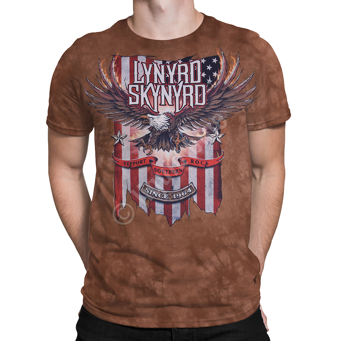 tie dye lynyrd skynyrd shirt
