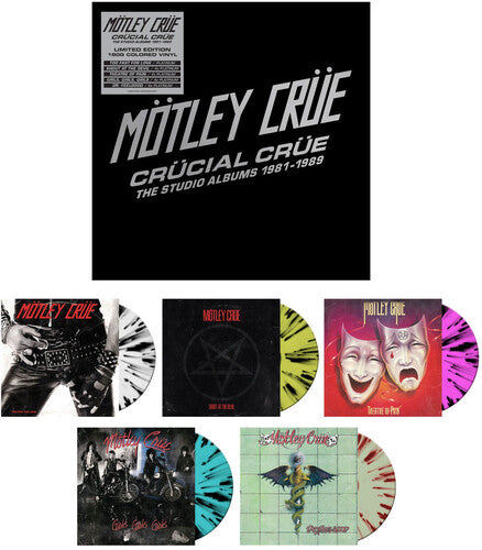 Motley Crue Crücial Crüe: The Studio Albums 1981-1989 (5-LP Box Set)
