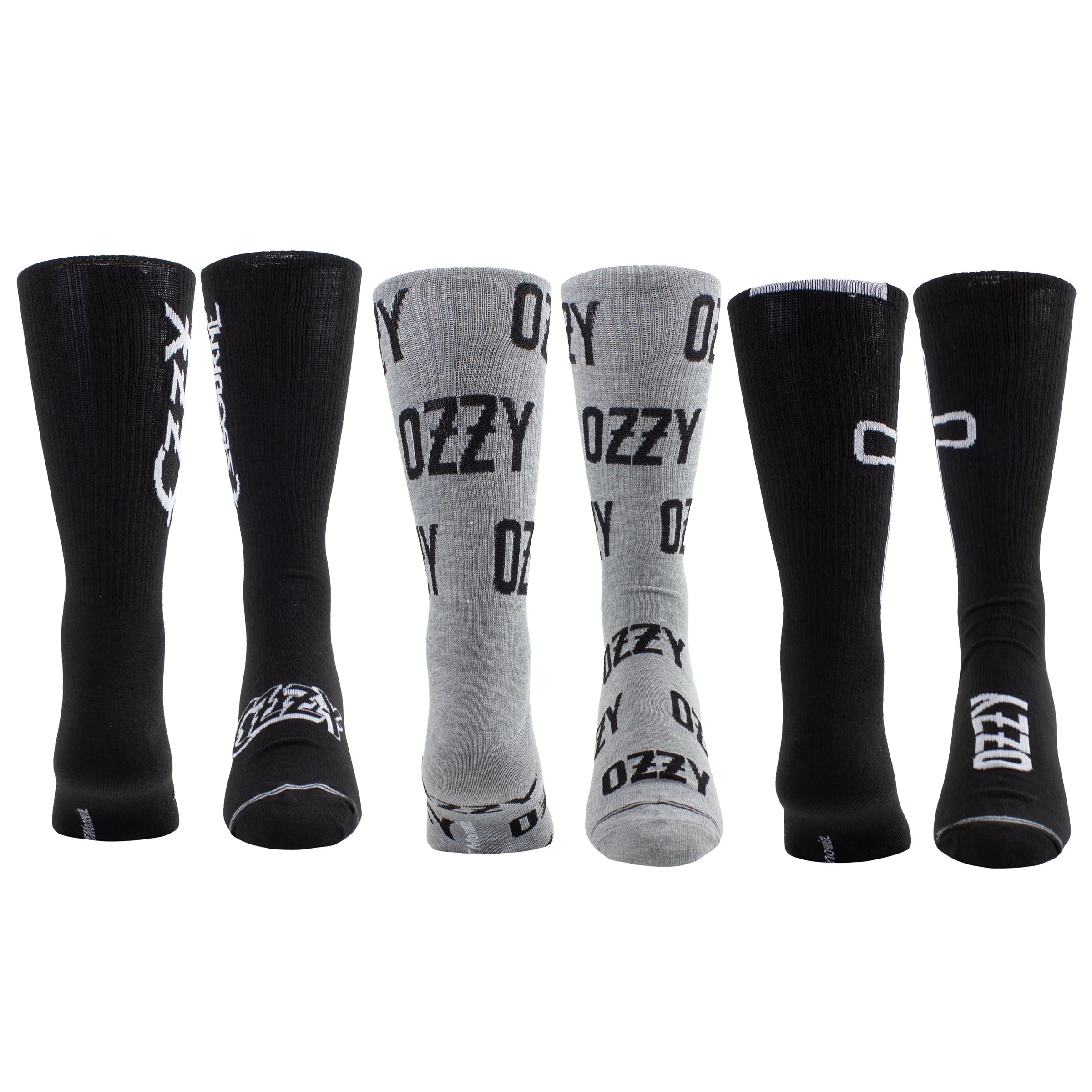 Ozzy Osbourne Guitar Tin 3-Pack Socks – Deaf Man Vinyl