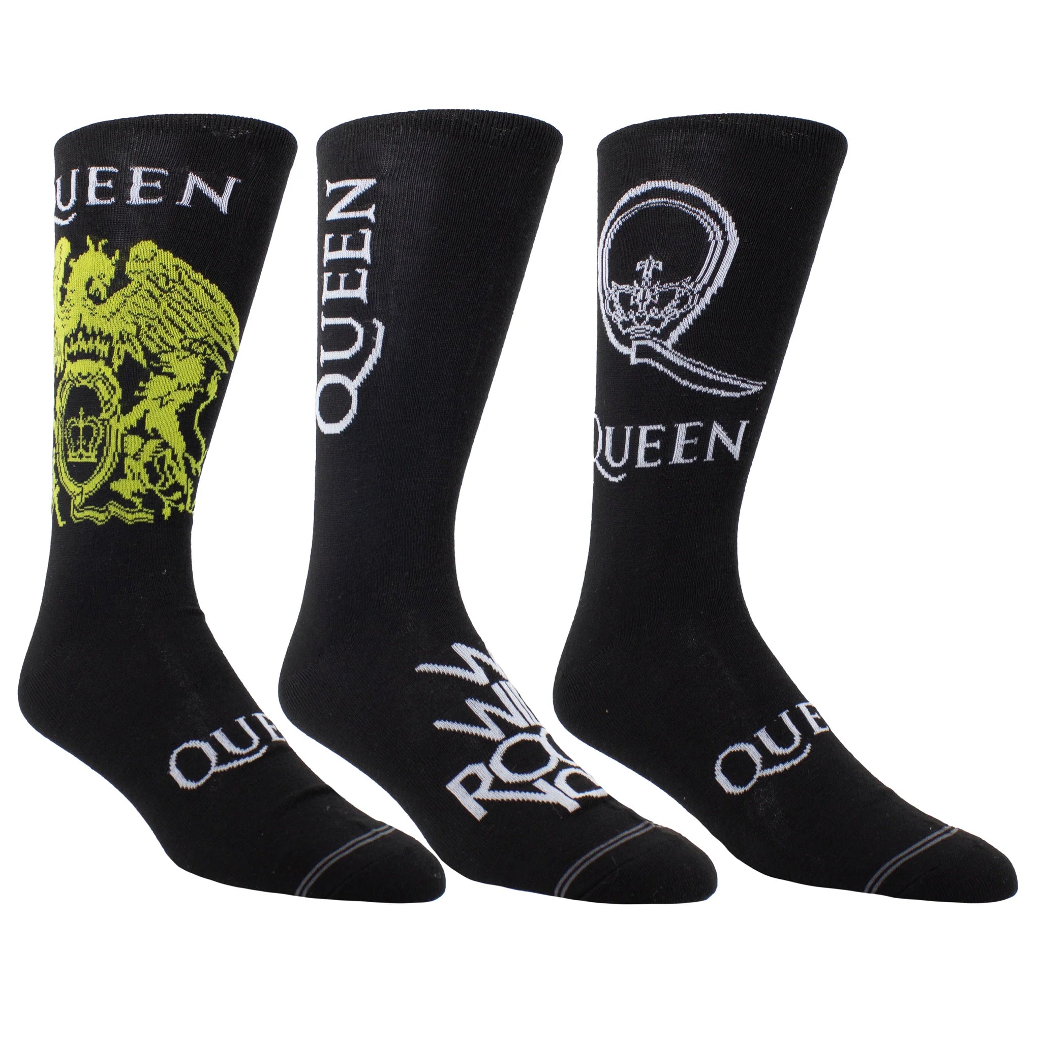 Queen Guitar Tin 3-Pack Socks