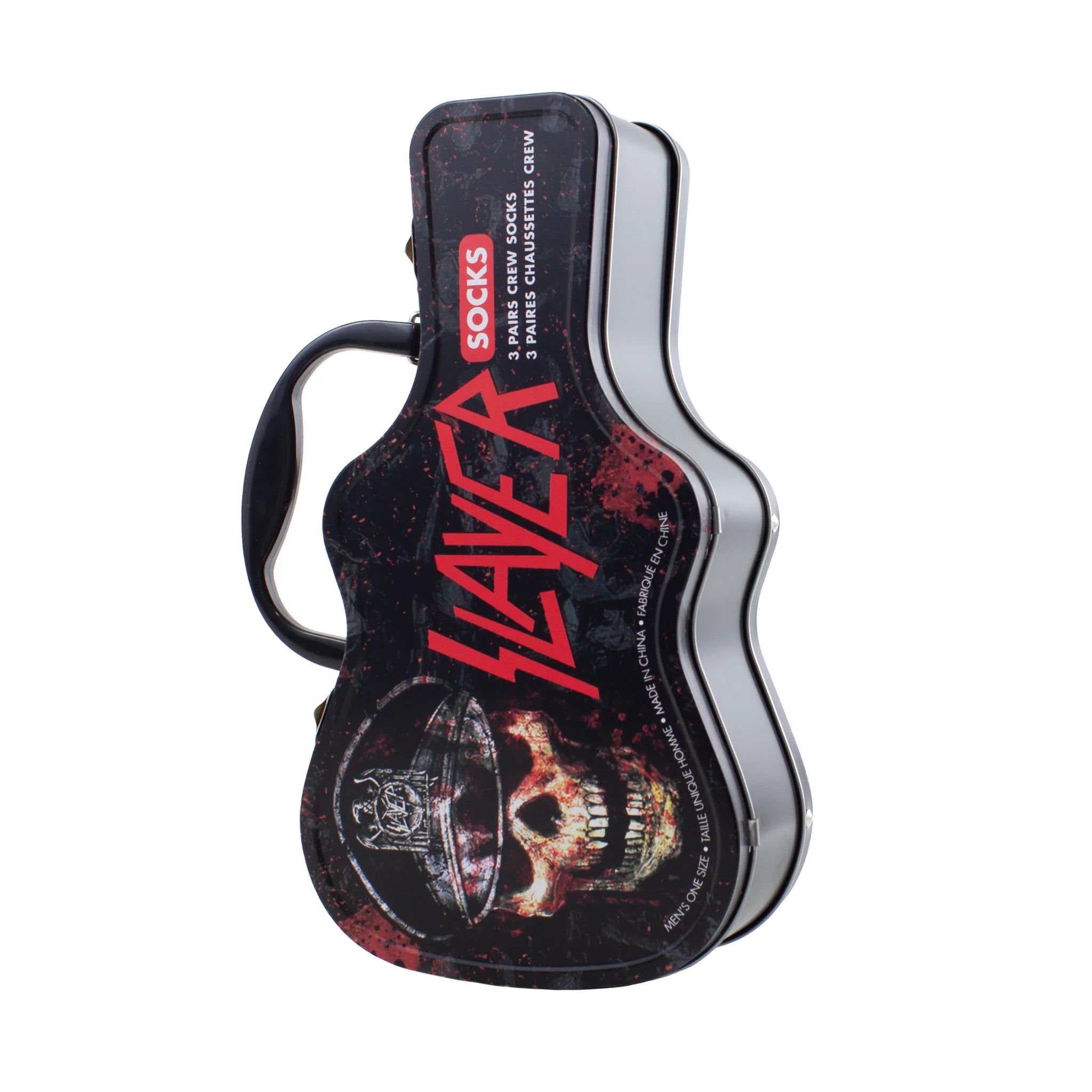 Slayer Guitar Tin 3-Pack Socks