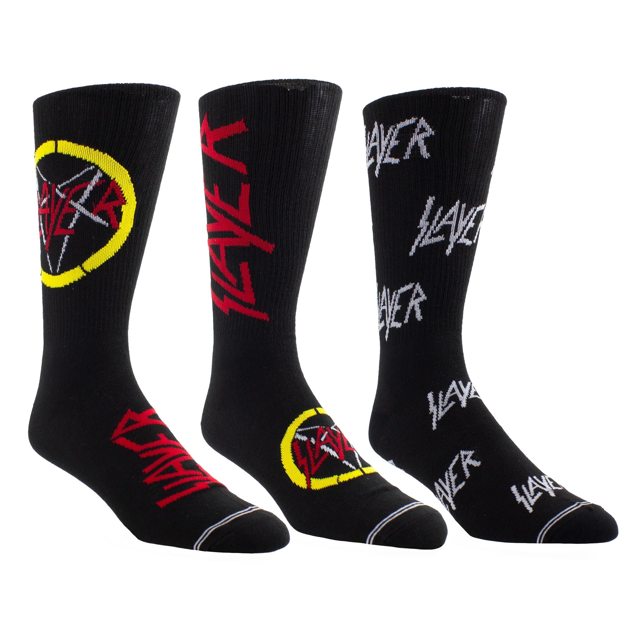 Slayer Guitar Tin 3-Pack Socks