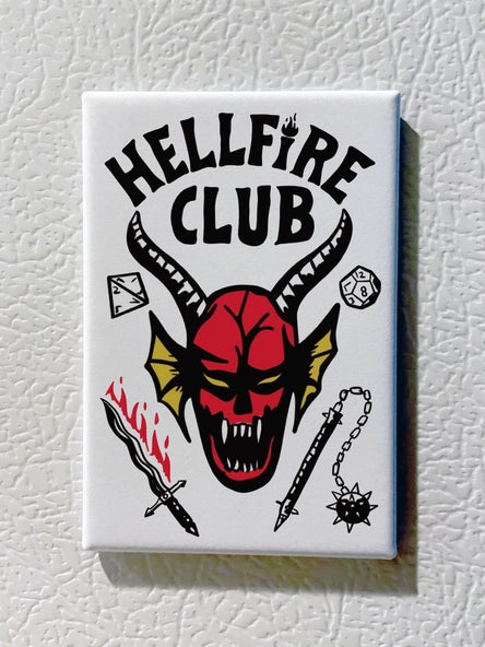 Stranger Things Hellfire Club Magnet – Deaf Man Vinyl