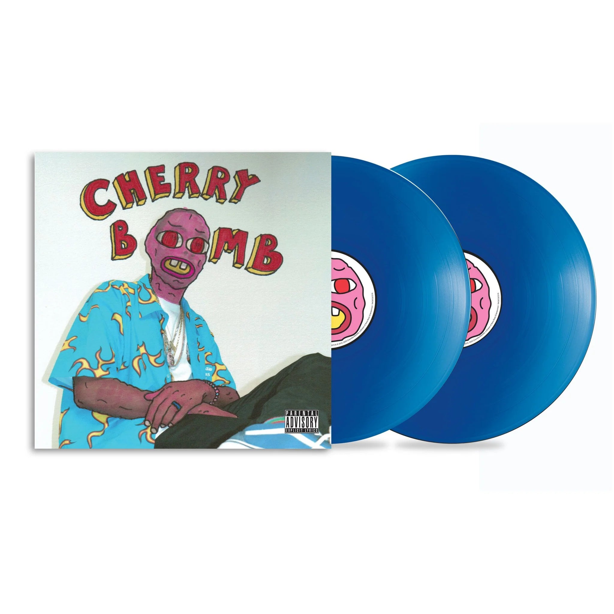 Tyler, The Creator Cherry Bomb Mask Cover 2-LP blue vinyl