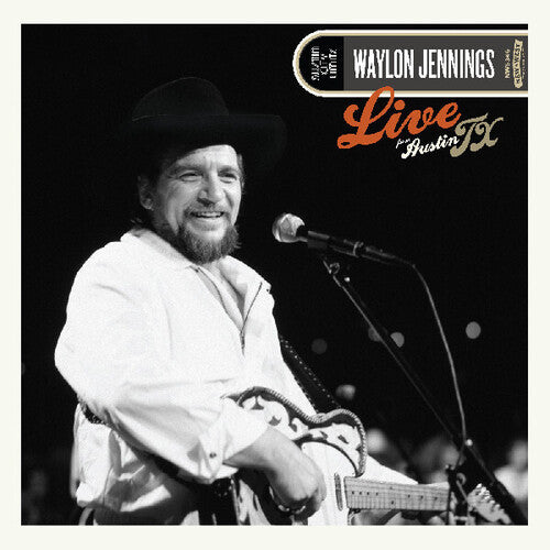 Waylon Jennings Live From Austin TX LP vinyl record album