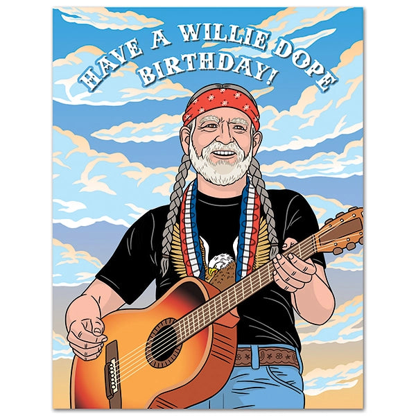 Willie Nelson "Willie Dope" Birthday Card