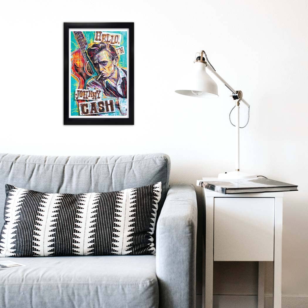 Hello I’m Johnny Cash Art Print