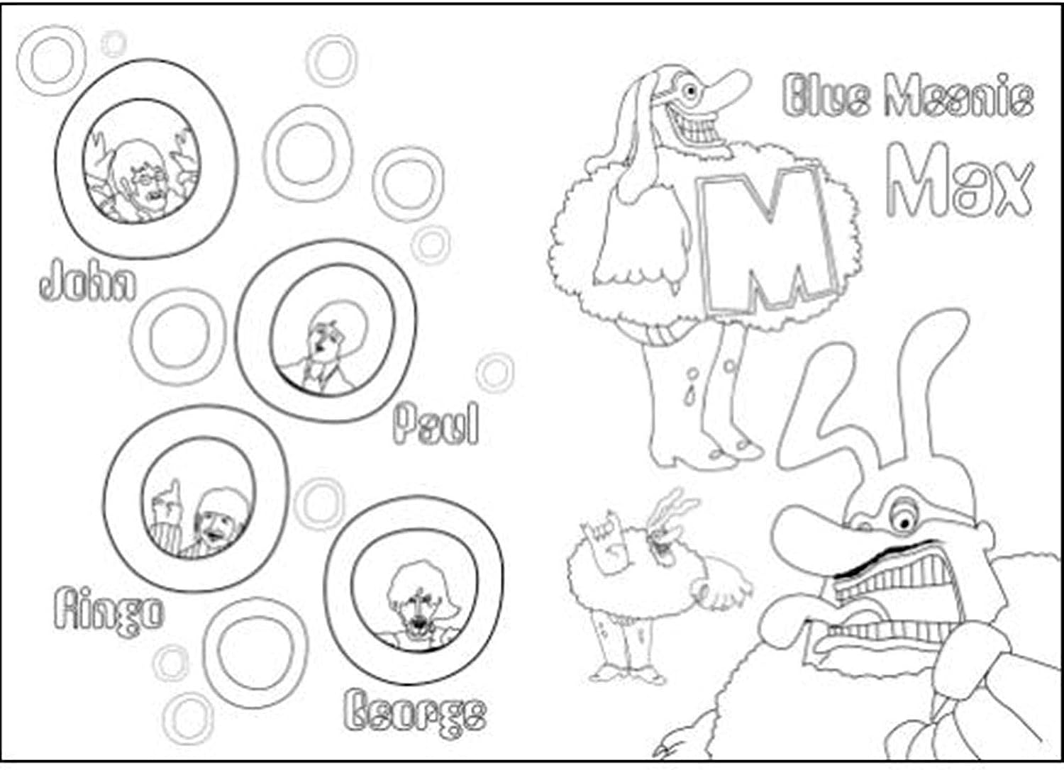 Beatles Yellow Submarine Coloring Book