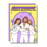 Bees Gees Birthday Card