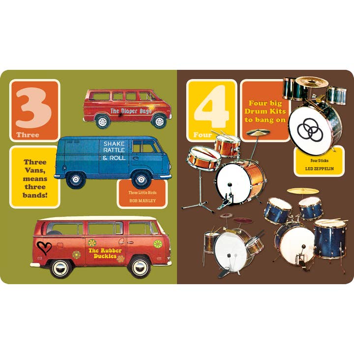 One, Two, Three O’Clock Rock ( Board Book)