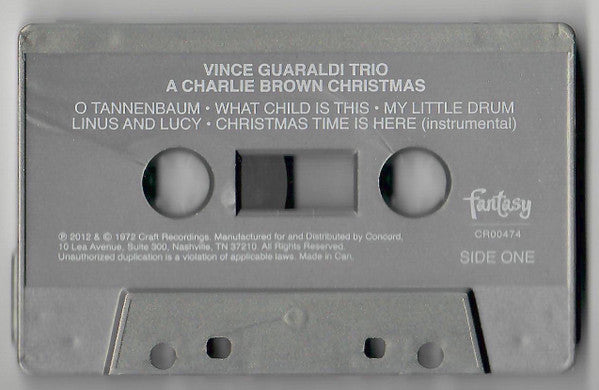 Vince Guaraldi Trio A Charlie Brown Christmas (cassette)