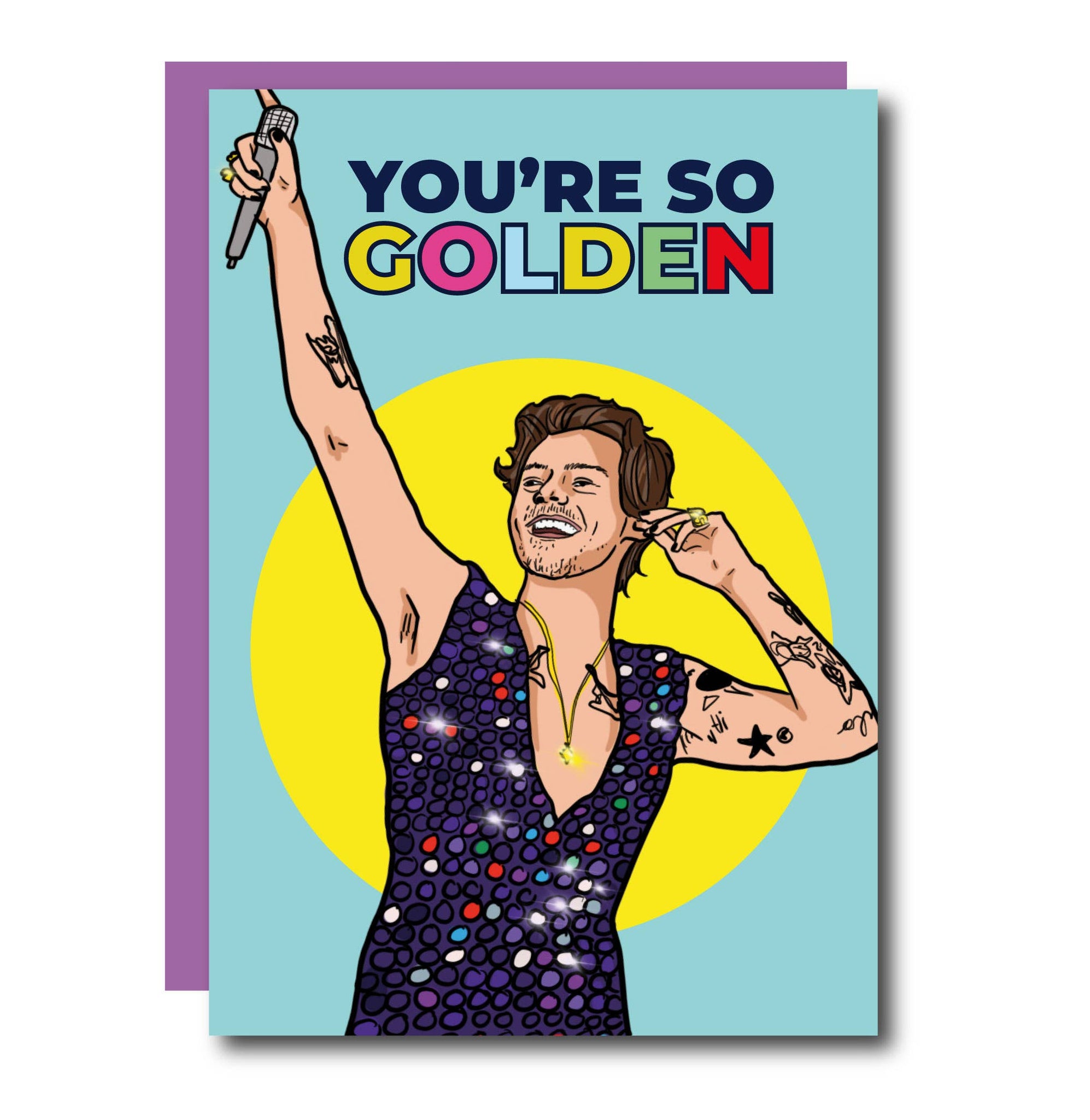 Harry Styles You’re So Golden Greeting Card