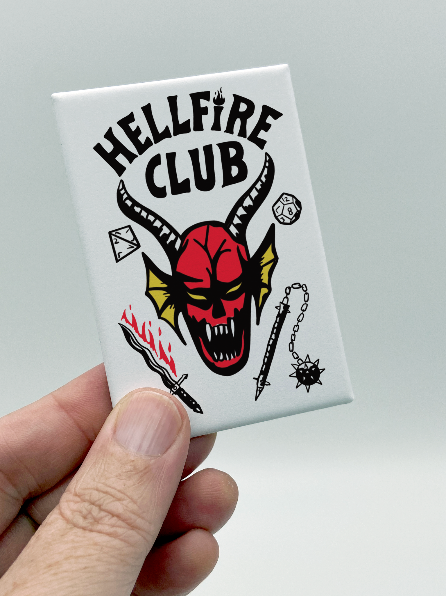 Stranger Things Hellfire Club Magnet