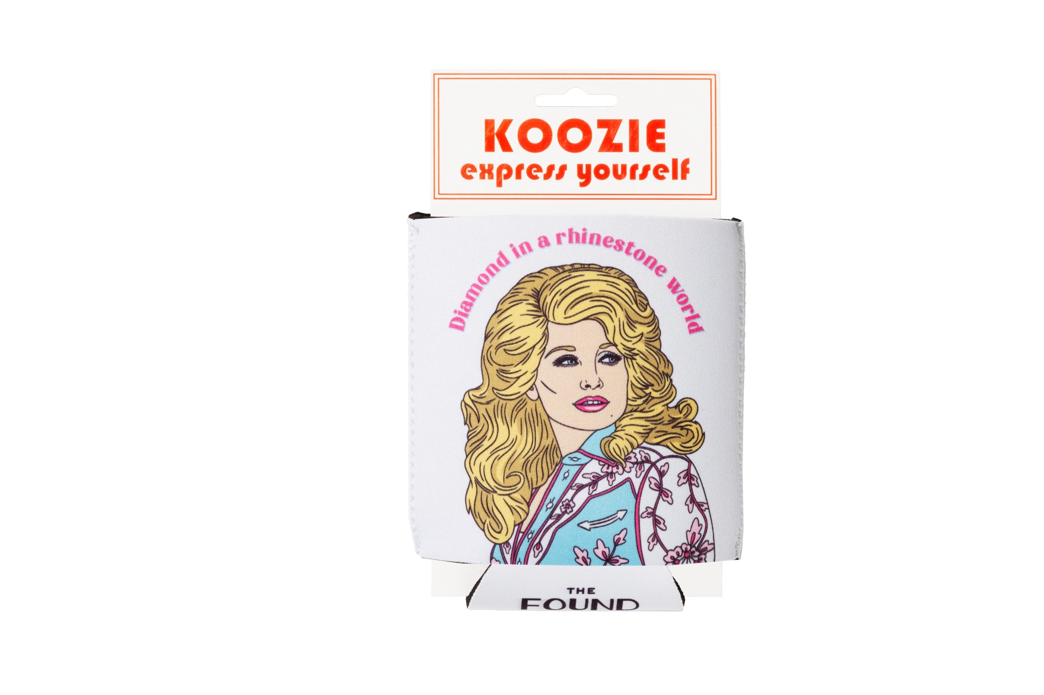 Dolly Parton Diamond can Koozie