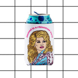 Dolly Parton Diamond can Koozie