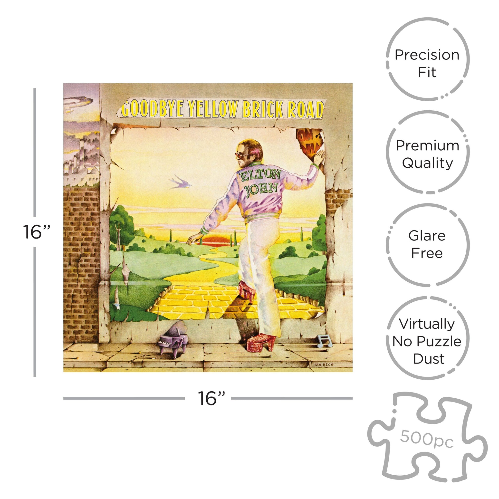Elton John Goodbye Yellow Brick Road Puzzle