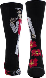 Elvis Presley Hibiscus Fuzzy Nonslip Socks