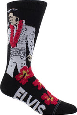 Elvis Presley Hibiscus Fuzzy Nonslip Socks
