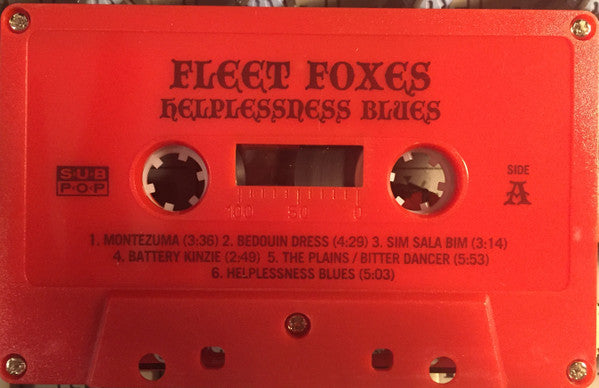 Fleet Foxes Helplessness Blues cassette tape