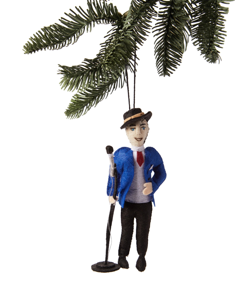 Frank Sinatra Felt Ornament