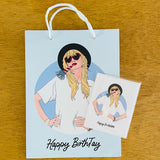 Taylor Swift Happy Birthtay Gift Bag and Card Set