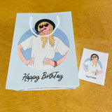 Taylor Swift Happy Birthtay Gift Bag and Card Set