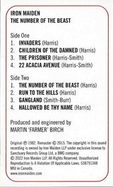 Iron Maiden Number Of The Beast cassette