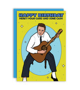 Johnny Cash Birthday Card