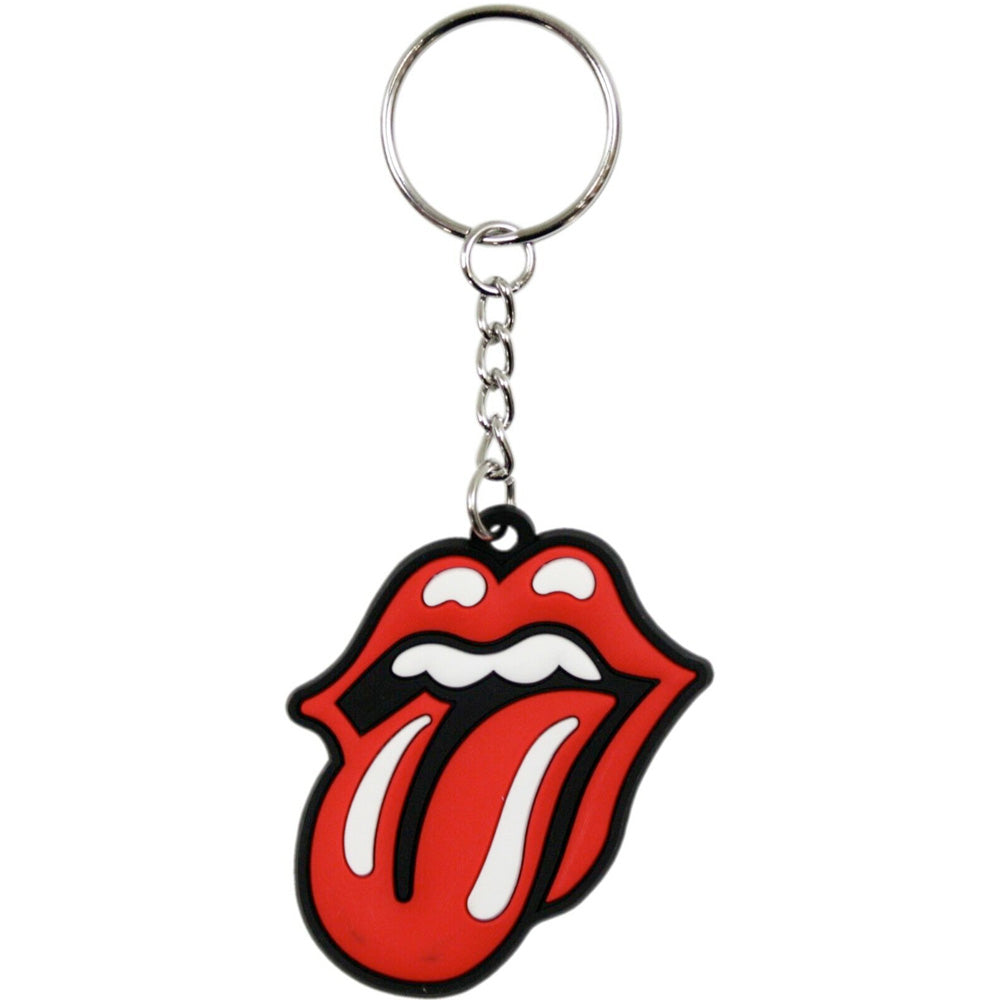 Rolling Stones Tongue Rubber Keychain