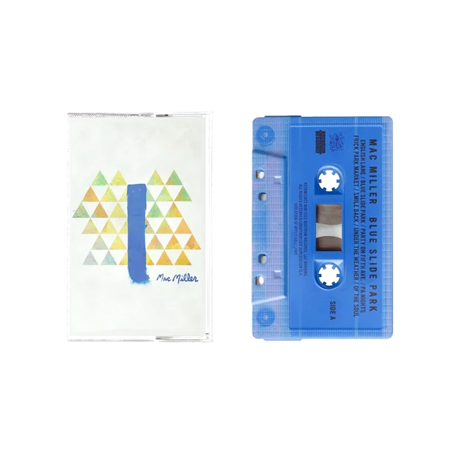 Mac Miller Blue Slide Park cassette tape