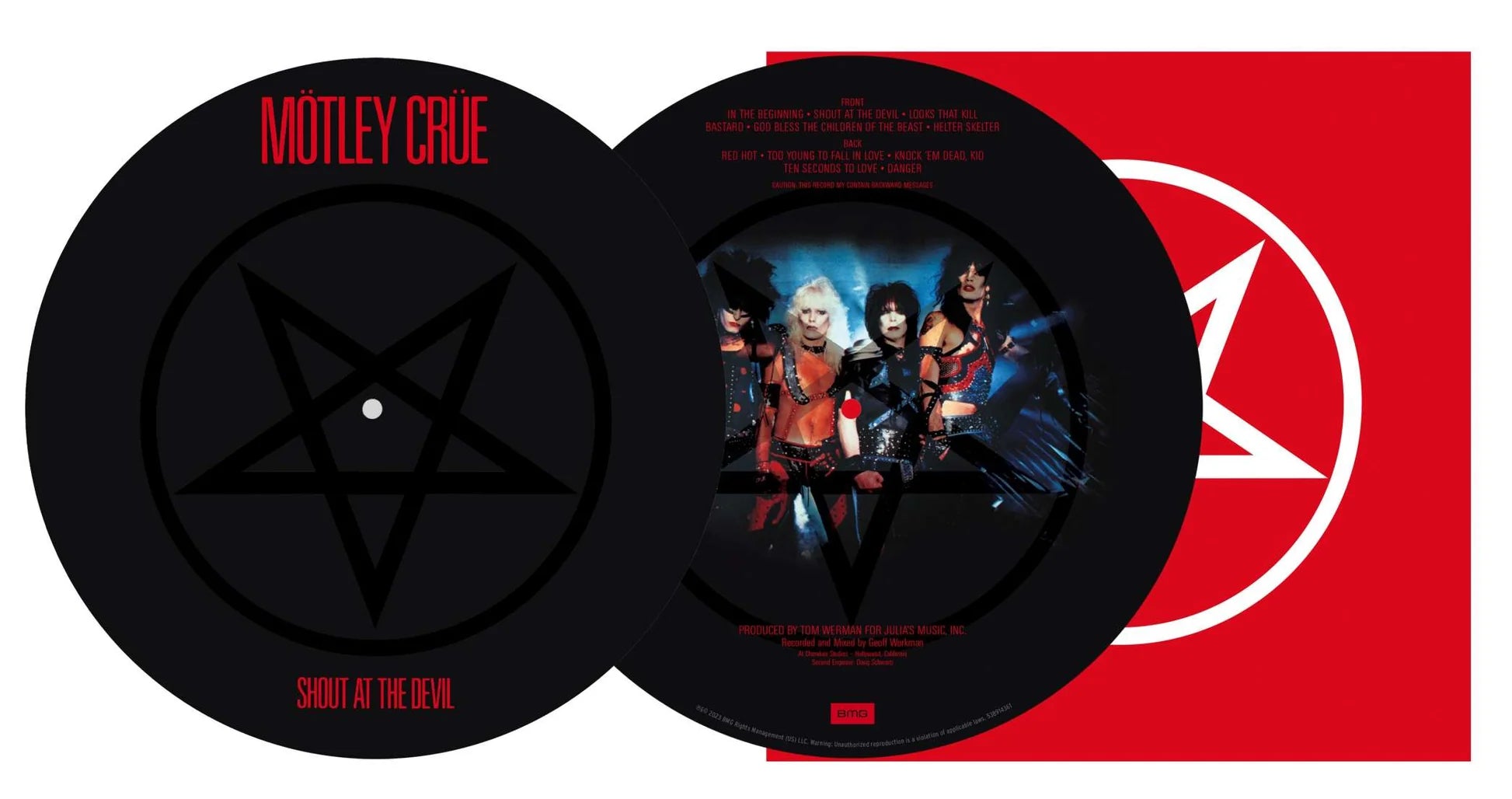 Mötley Crüe — Shout At The Devil – Deaf Man Vinyl Mötley Crüe — Shout At The Devil – Deaf Man Vinyl