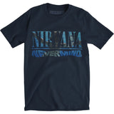 Nirvana Nevermind Playlist Blue T-Shirt