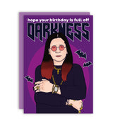 Ozzy Osbourne Darkness Birthday Card