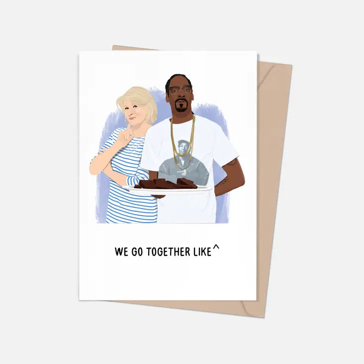 Snoop Dogg & Martha Stewart Greeting Card